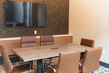 A conference room 